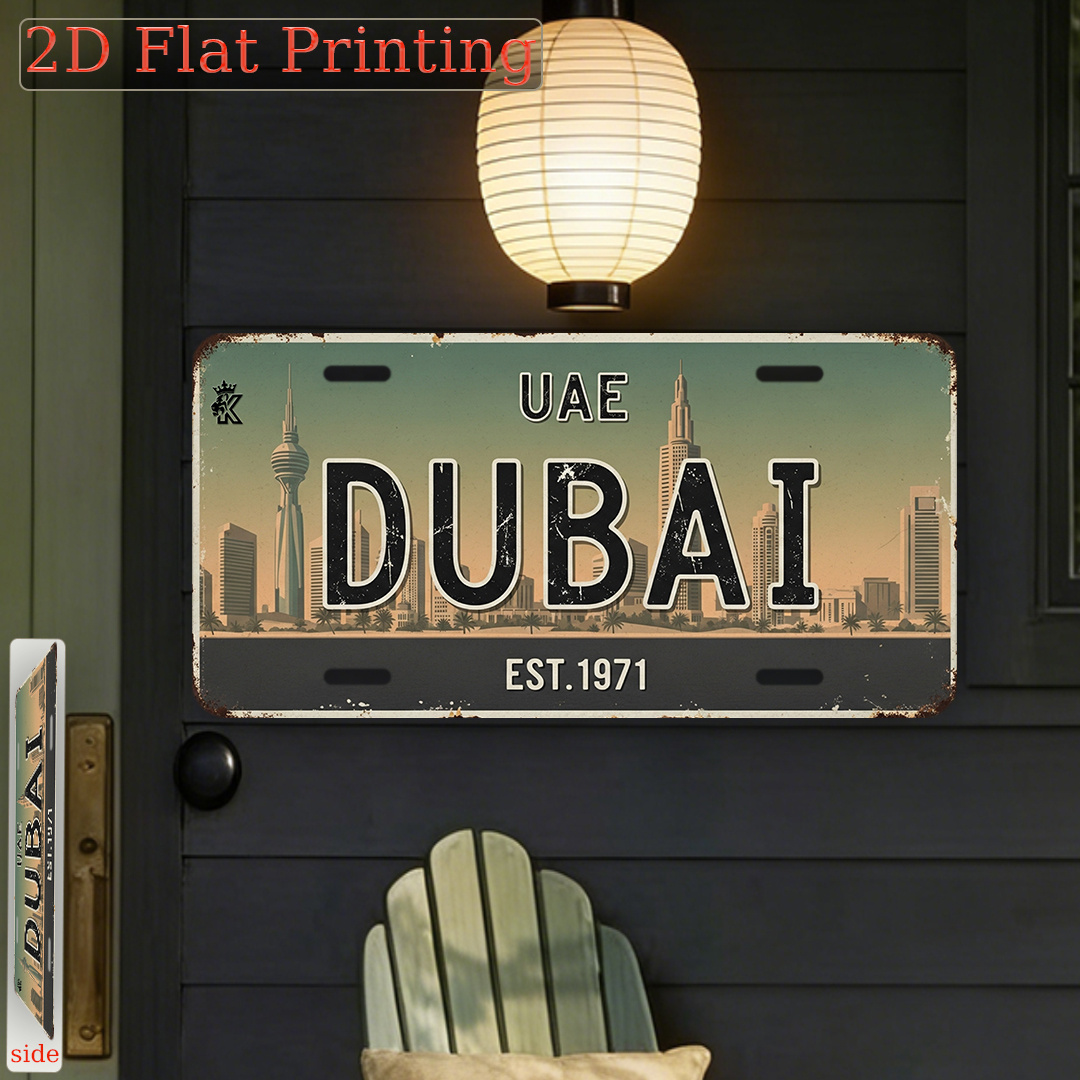 Targa con insegna AL di Dubai  - Home Office Dubai recensione e prezzo