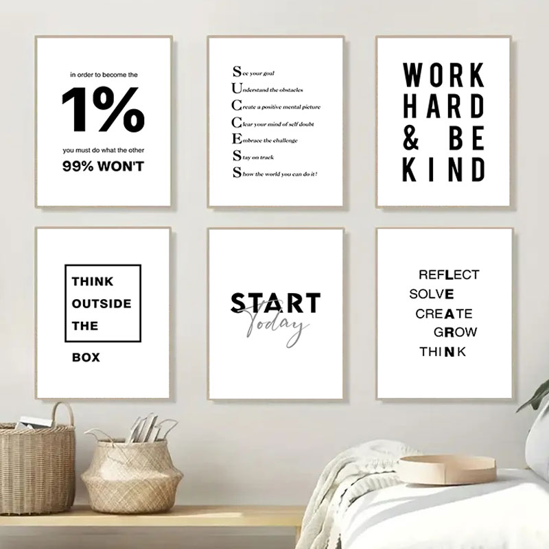 1 Pezzo Poster su Tela con Cit - Home Office Room Inspiration recensione e prezzo