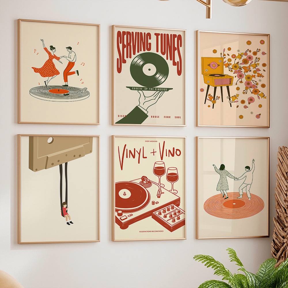 Poster su Tela Vintage con Tem - Home Office Or recensione e prezzo