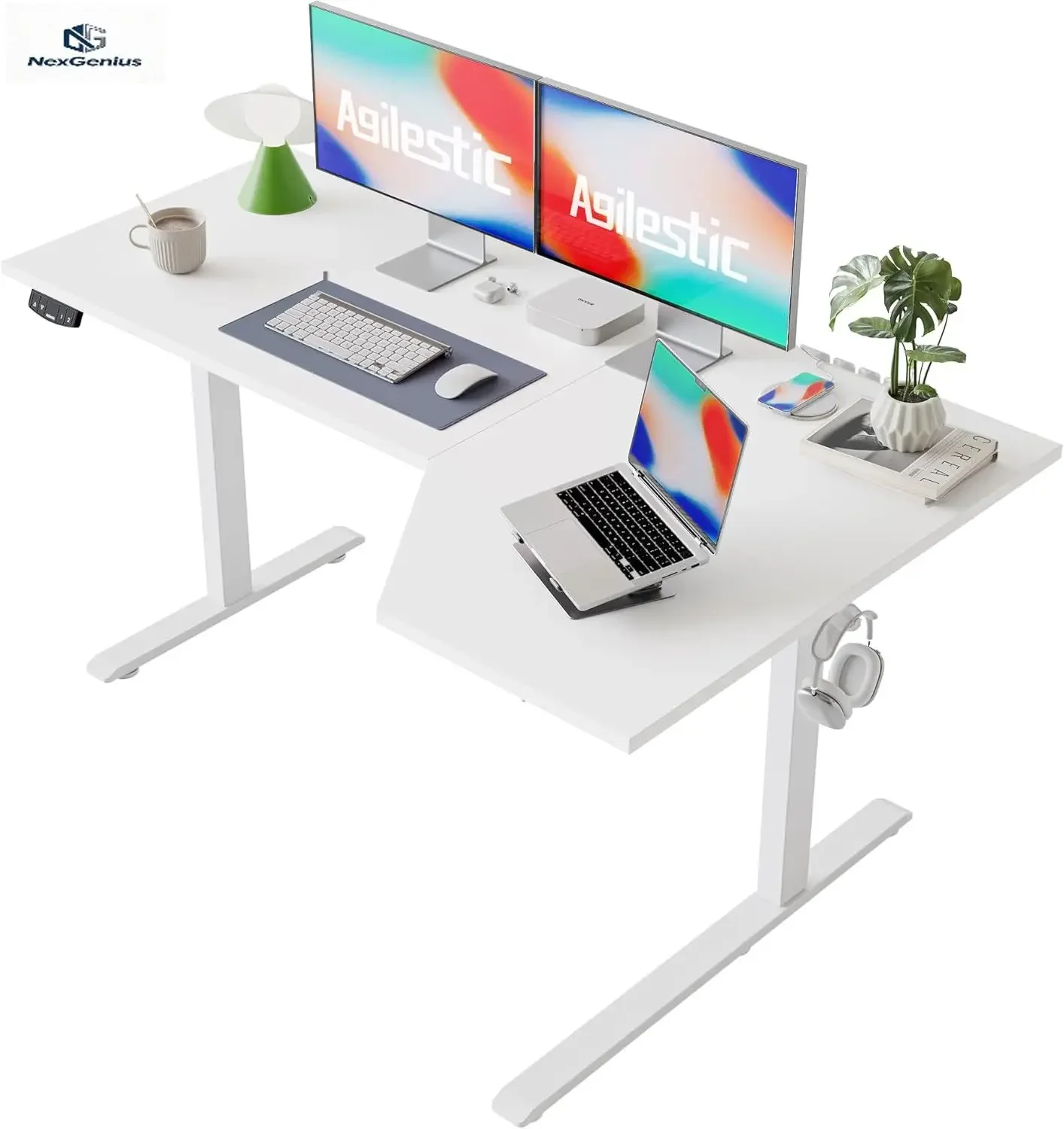 Scrivania Elettrica a L Regola - Home Office Work Table recensione e prezzo