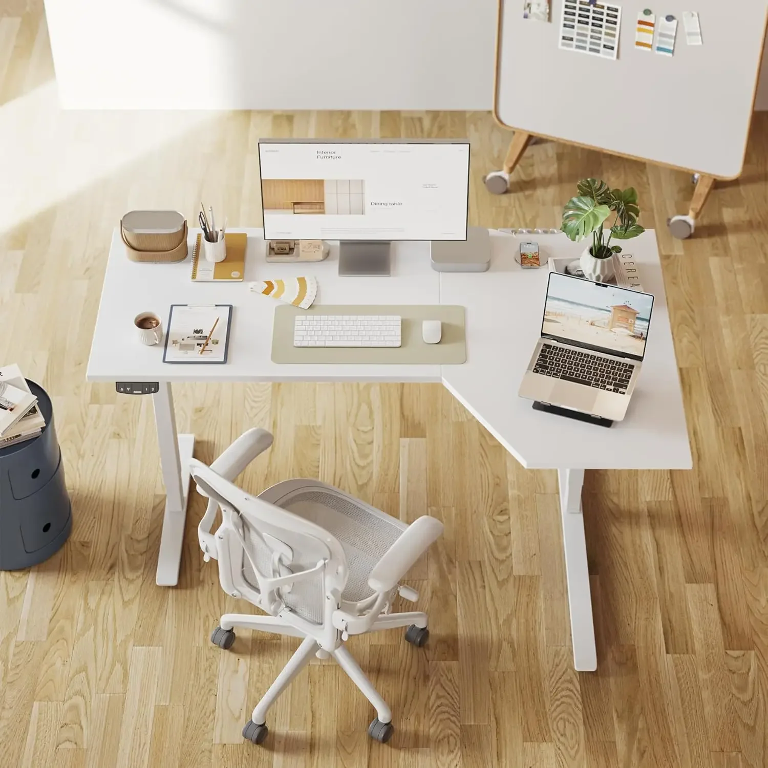 Scrivania Elettrica a L Regola - Home Office Work Table recensione e prezzo